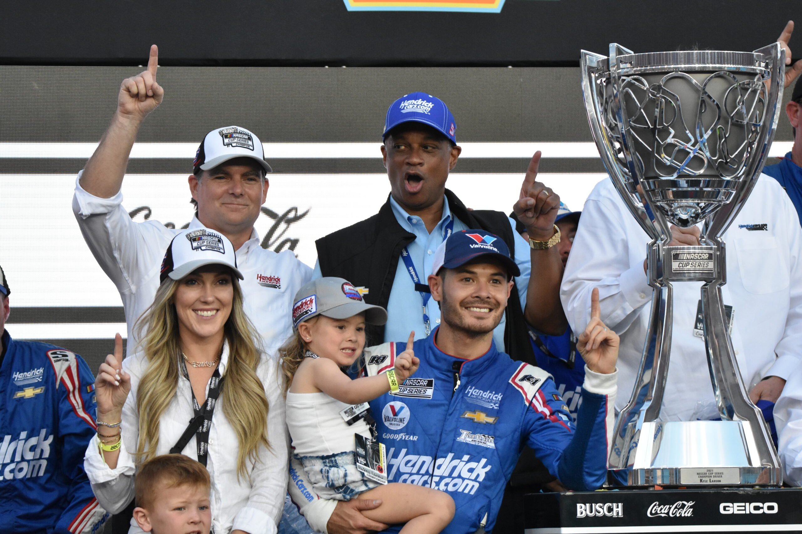 Kyle Larson caps off a terrific season with the NASCAR Cup Series championship. (Photo: Luis Torres | The Podium Finish)