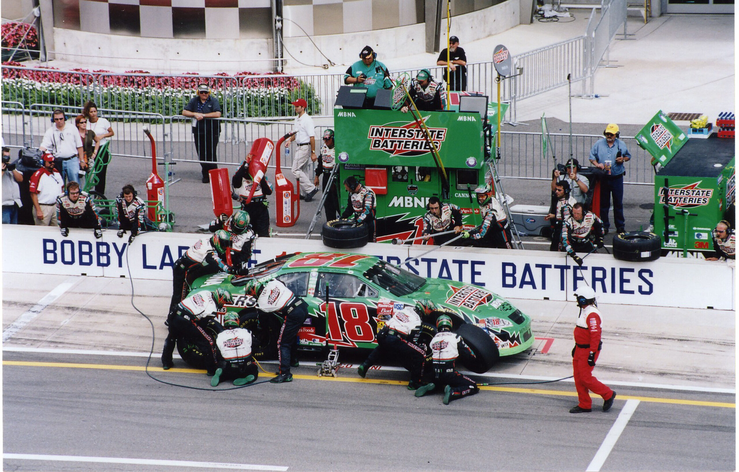 While Labonte has plentiful accolades from his Cup heydays, he's a race fan just like you. (Photo: Russ Garcia)