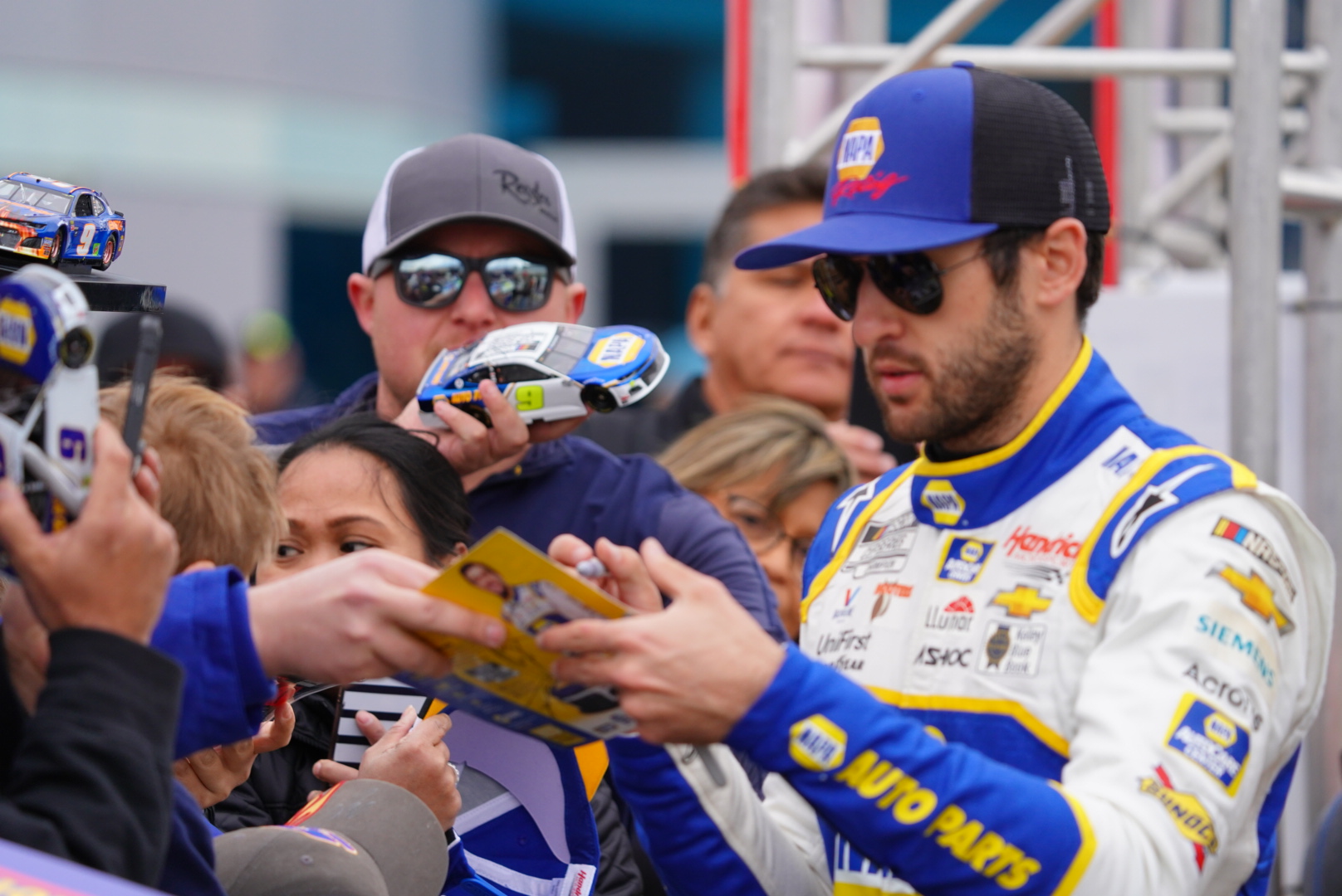 Elliott is a man of the people during race weekends. (Photo: Jordan Anders-McClain | The Podium Finish)