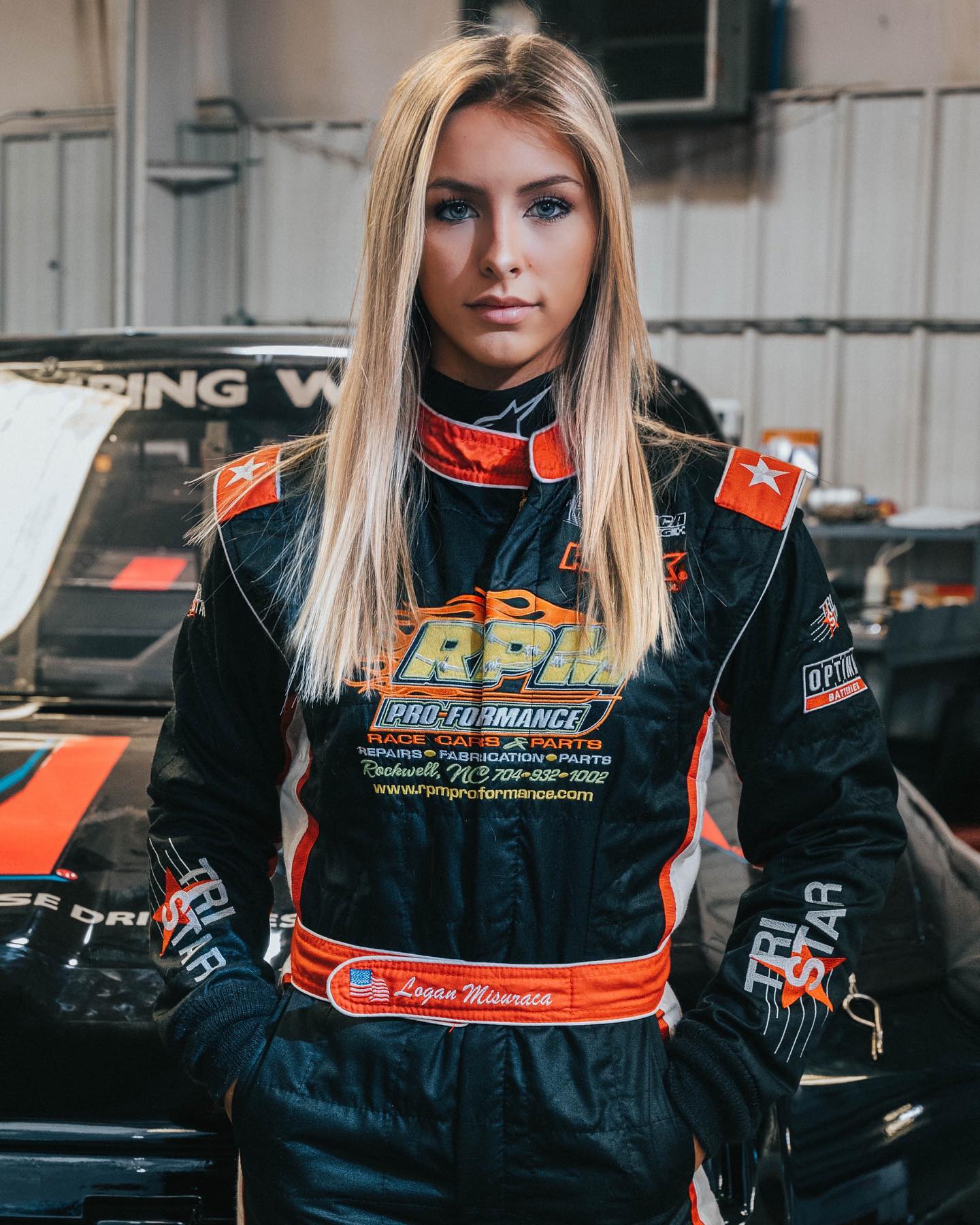 Logan Misuraca means serious business with her pursuit of racing full-time in the stock car ranks. (Photo: Logan Misuraca via Facebook)
