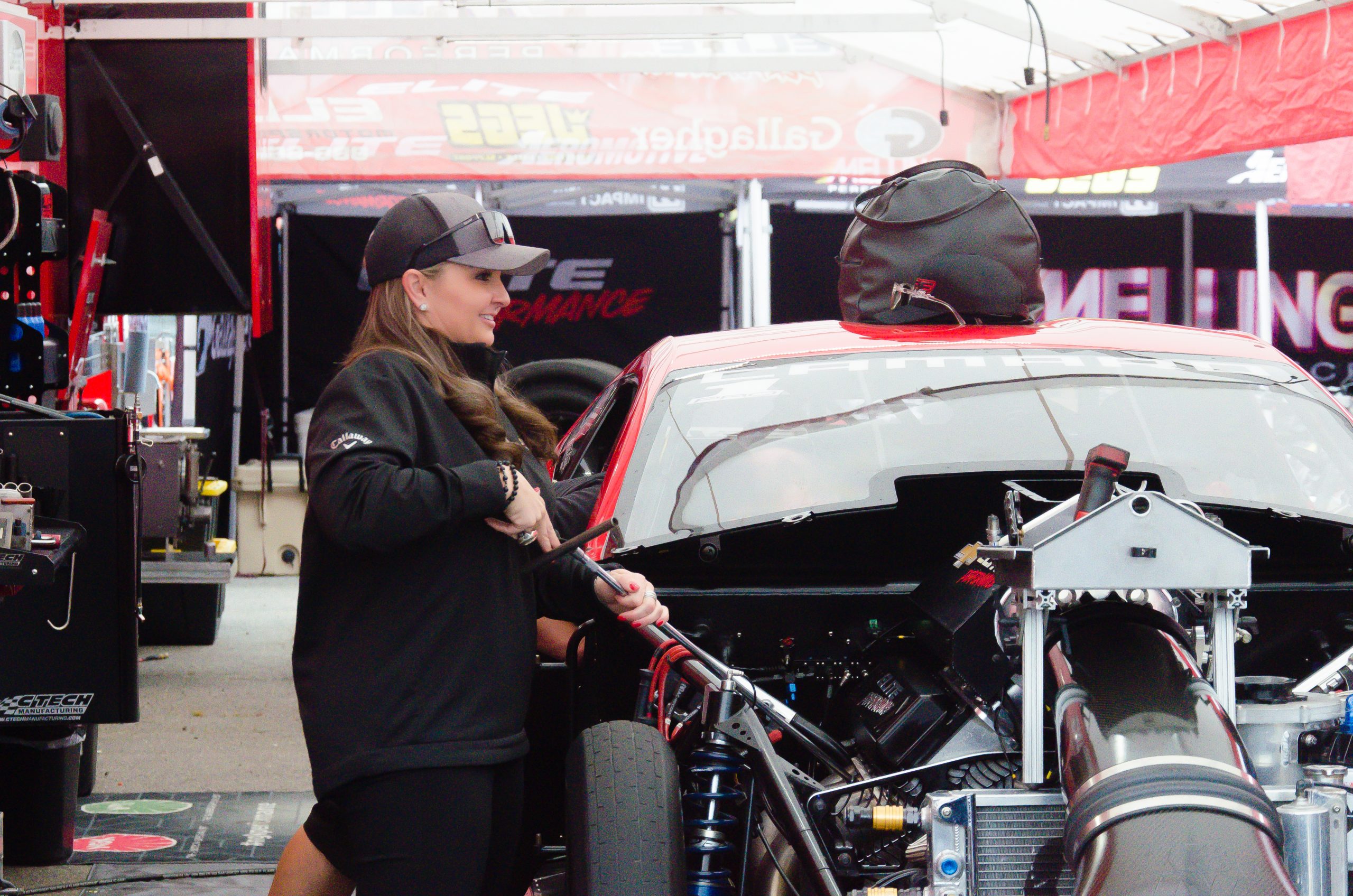 Erica Enders has made her story known as a formidable pro stock champion in NHRA. (Photo: Allen Saucier)