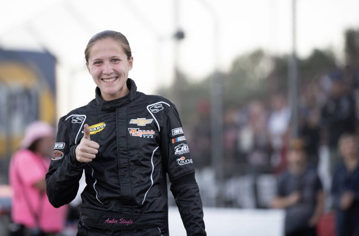 Slagle hopes to add to her inspirational racing story. (Photo: Amber Slagle via Twitter)