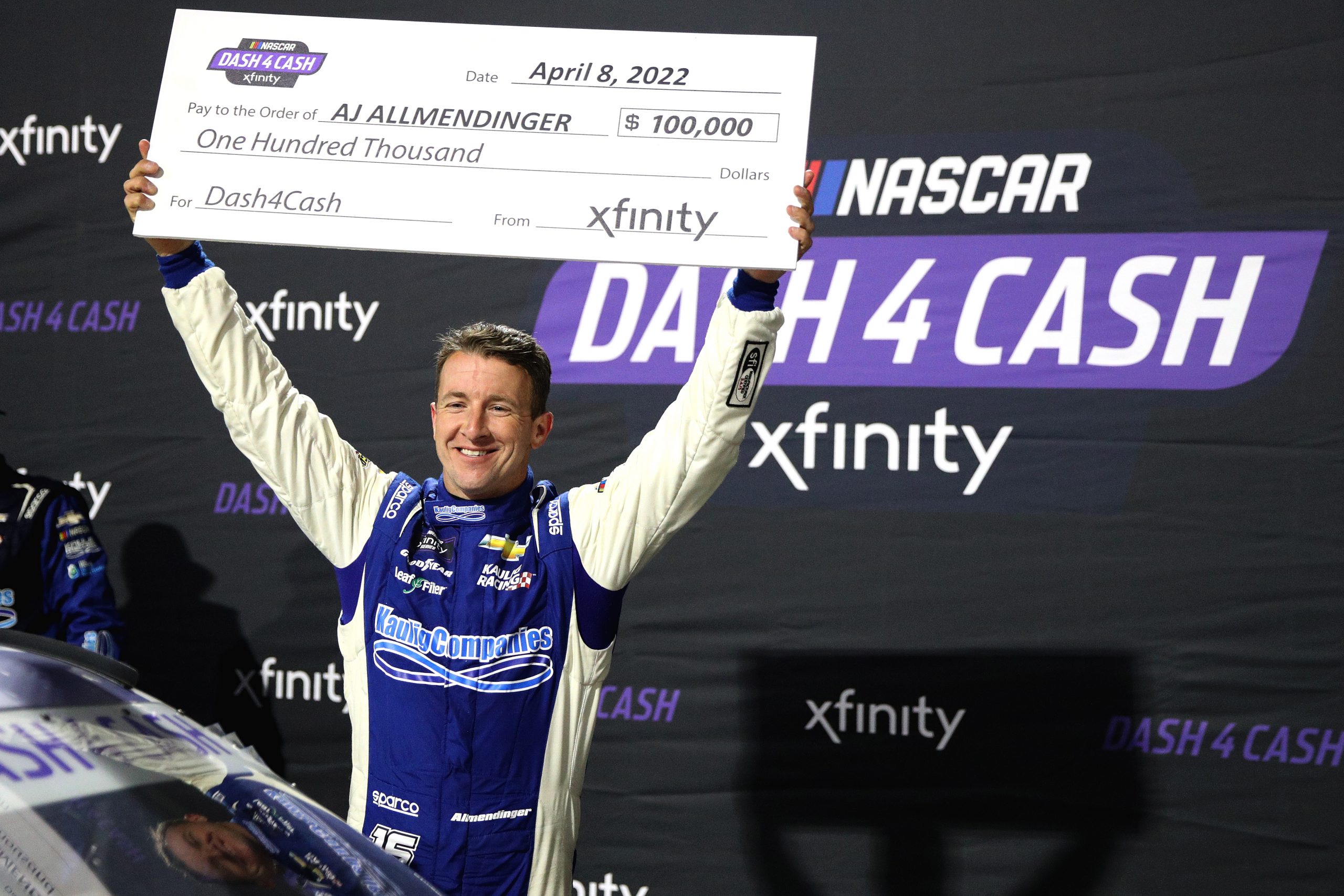 Allmendinger can buy a grandfather clock for Mr. Tickles and Xena. (Photo: Meg Oliphant | Getty Images)