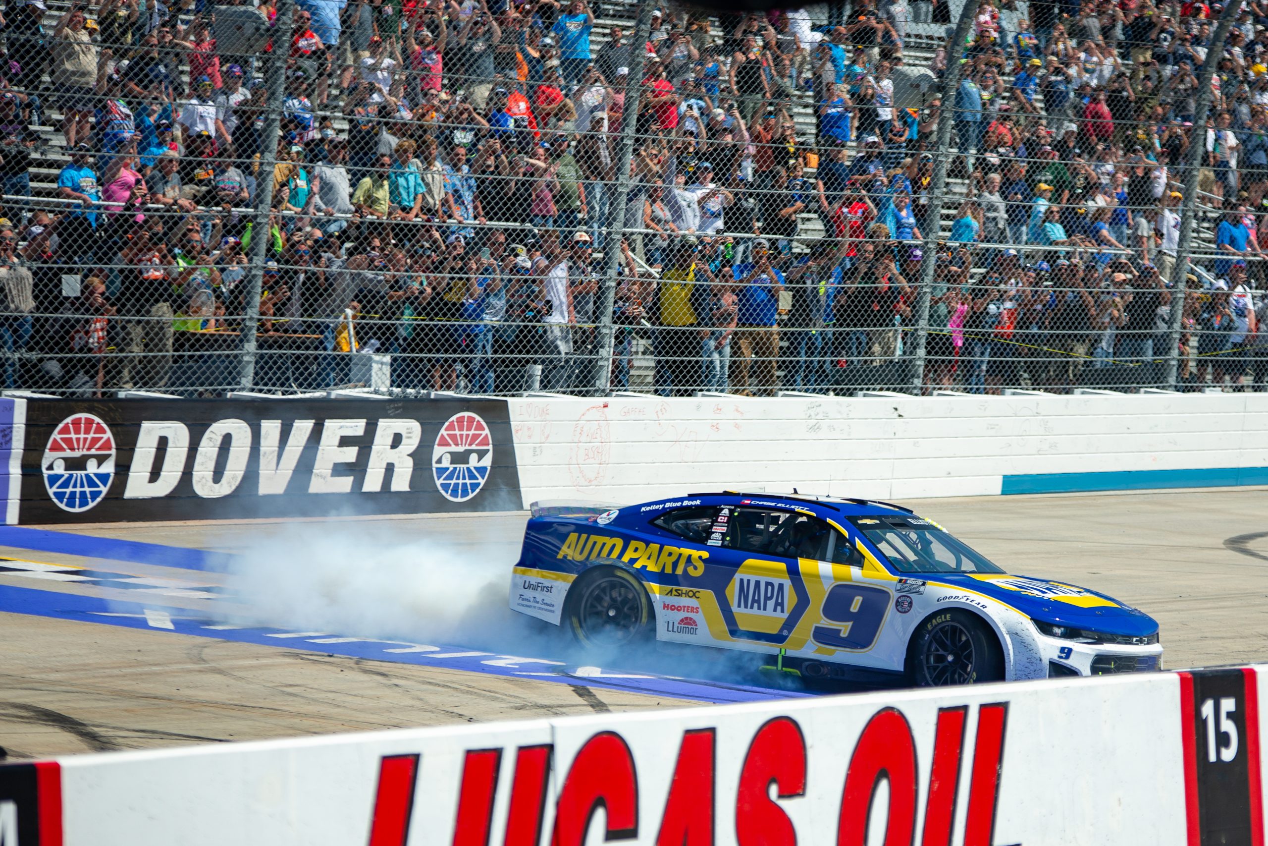 Chase Elliott had to wait a day for his first win of the year. (Photo: Sam Draiss | The Podium Finish)