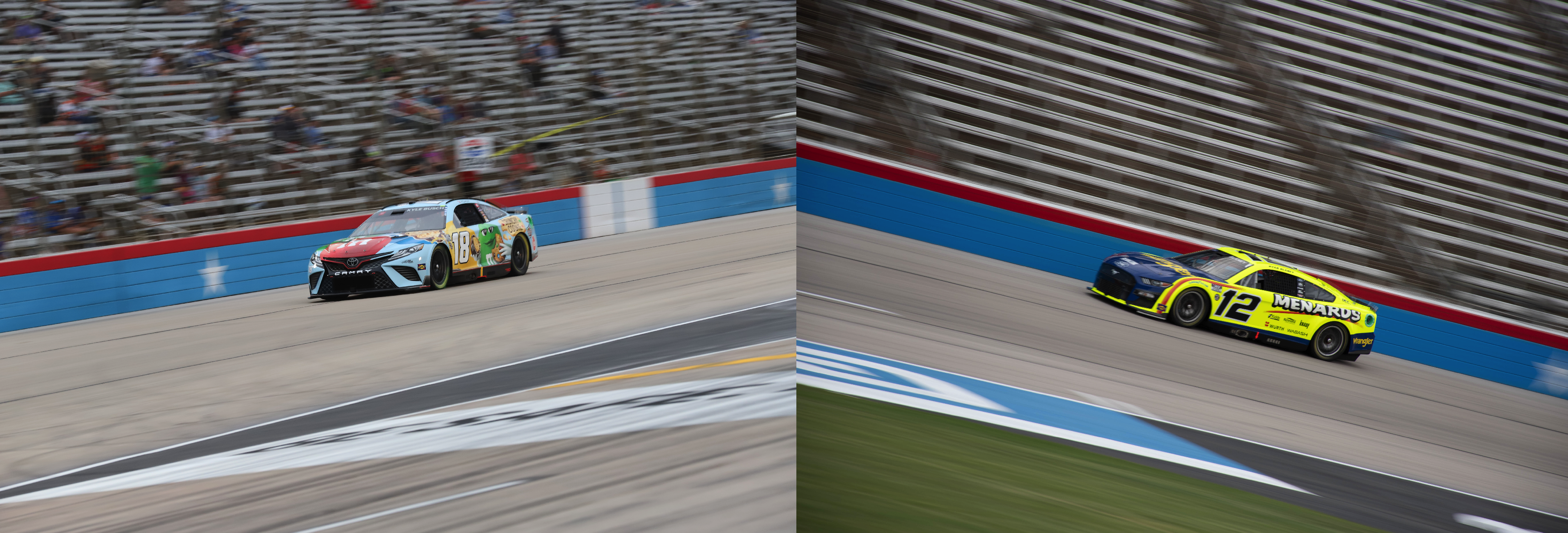 Kyle Busch and Ryan Blaney (Photo: Dylan Nadwodny and John Arndt | The Podium Finish)