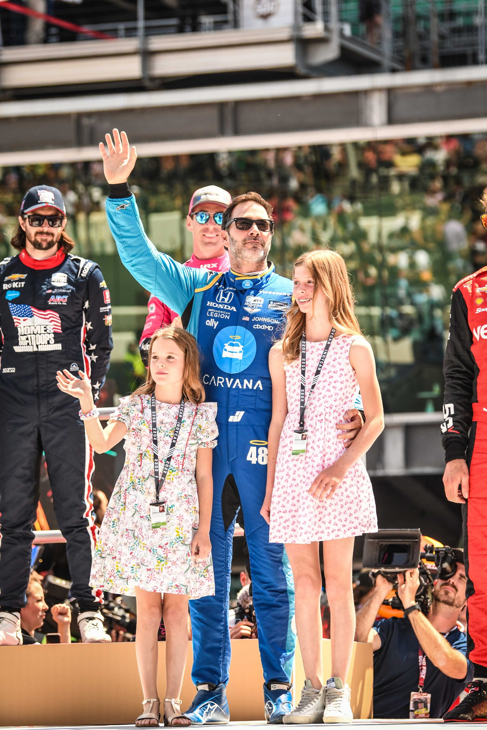 Jimmie Johnson enjoys his latest racing chapter with his loyal fans. (Photo: CoForce | Chip Ganassi Racing)