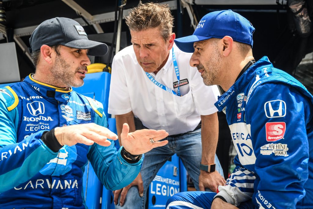 Certainly, Johnson has some great support at Chip Ganassi Racing with Scott Pruett and Tony Kanaan.(Photo: CoForce | Chip Ganassi Racing)