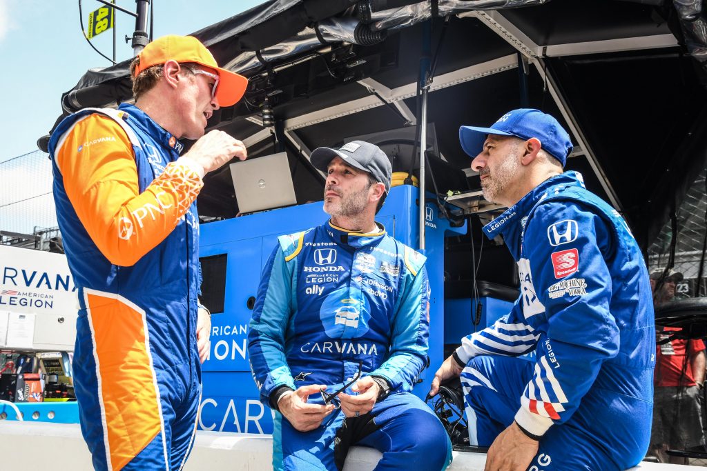 With the likes of Kanaan and Scott Dixon at Ganassi, Johnson is living and enjoying INDYCAR life. (Photo: CoForce | Chip Ganassi Racing)