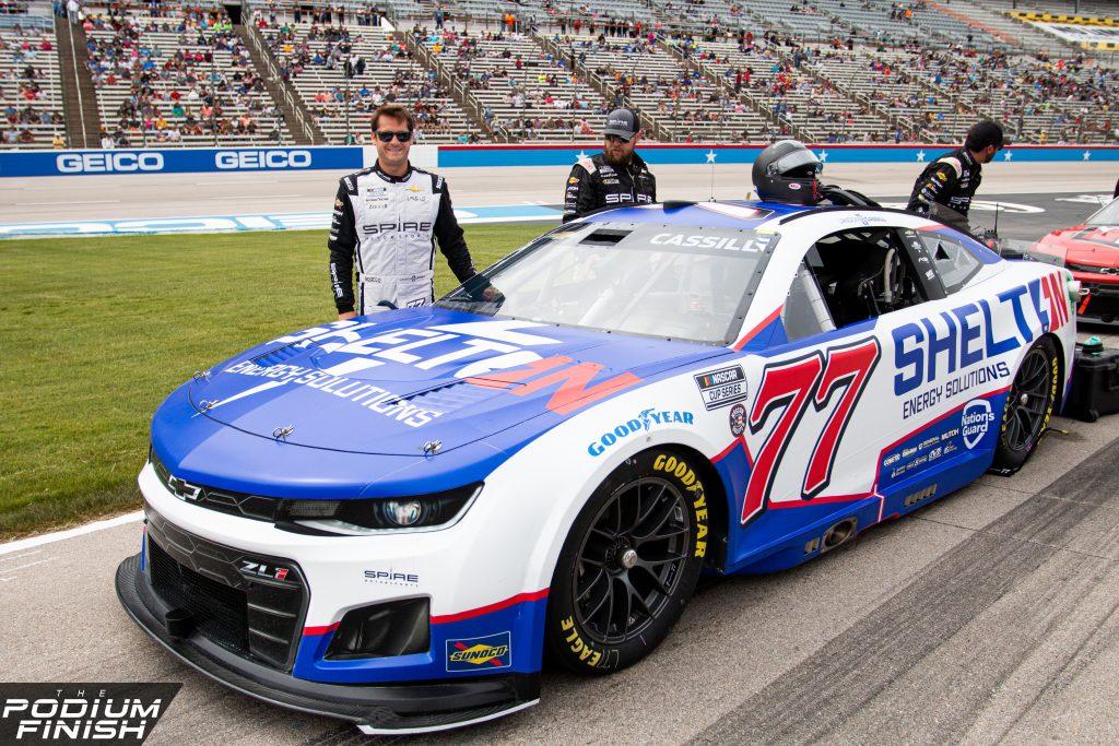 While Cassill's primary focus is his Xfinity efforts with Kaulig, he's competed in select Cup races with Spire Motorsports. (Photo: Dylan Nadwodny | The Podium Finish)