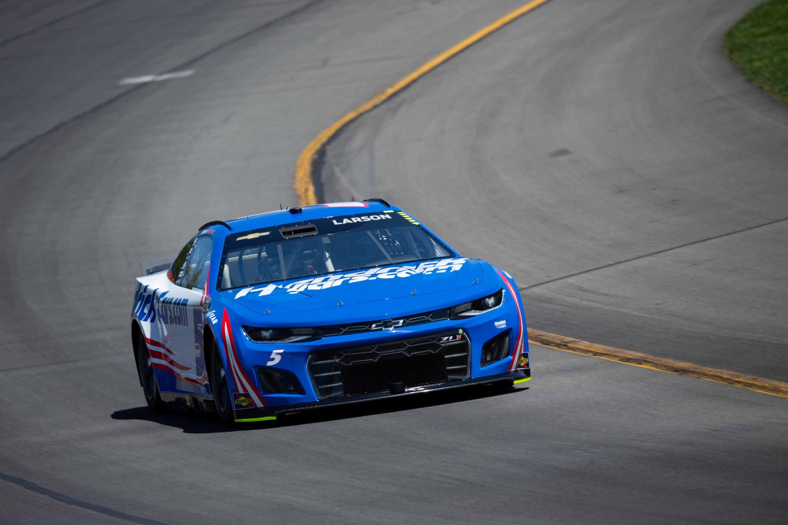 From a flat tire to a crinkled front clip, Larson hasn't let last year's races affect his mindset entering Sunday's race at Pocono. (Photo: Sam Draiss | The Podium Finish)