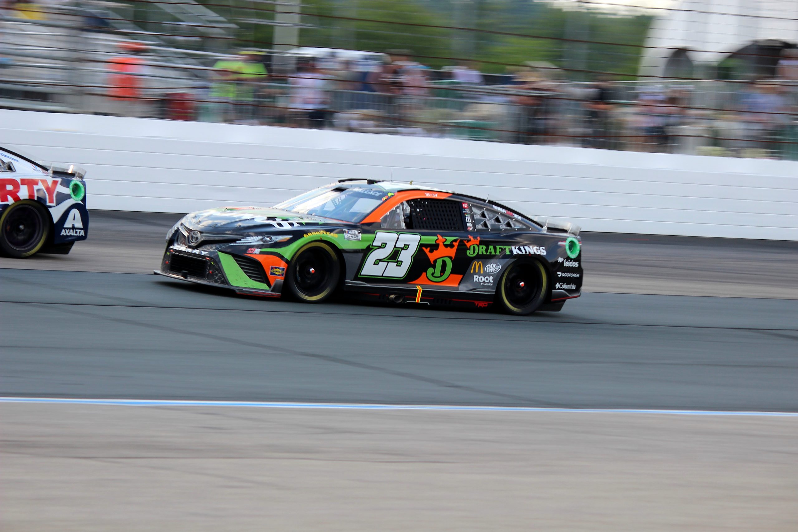 The unmistakable No. 23 Toyota Camry of Wallace was lighting fast. (Photo: Josh Jones | The Podium Finish)