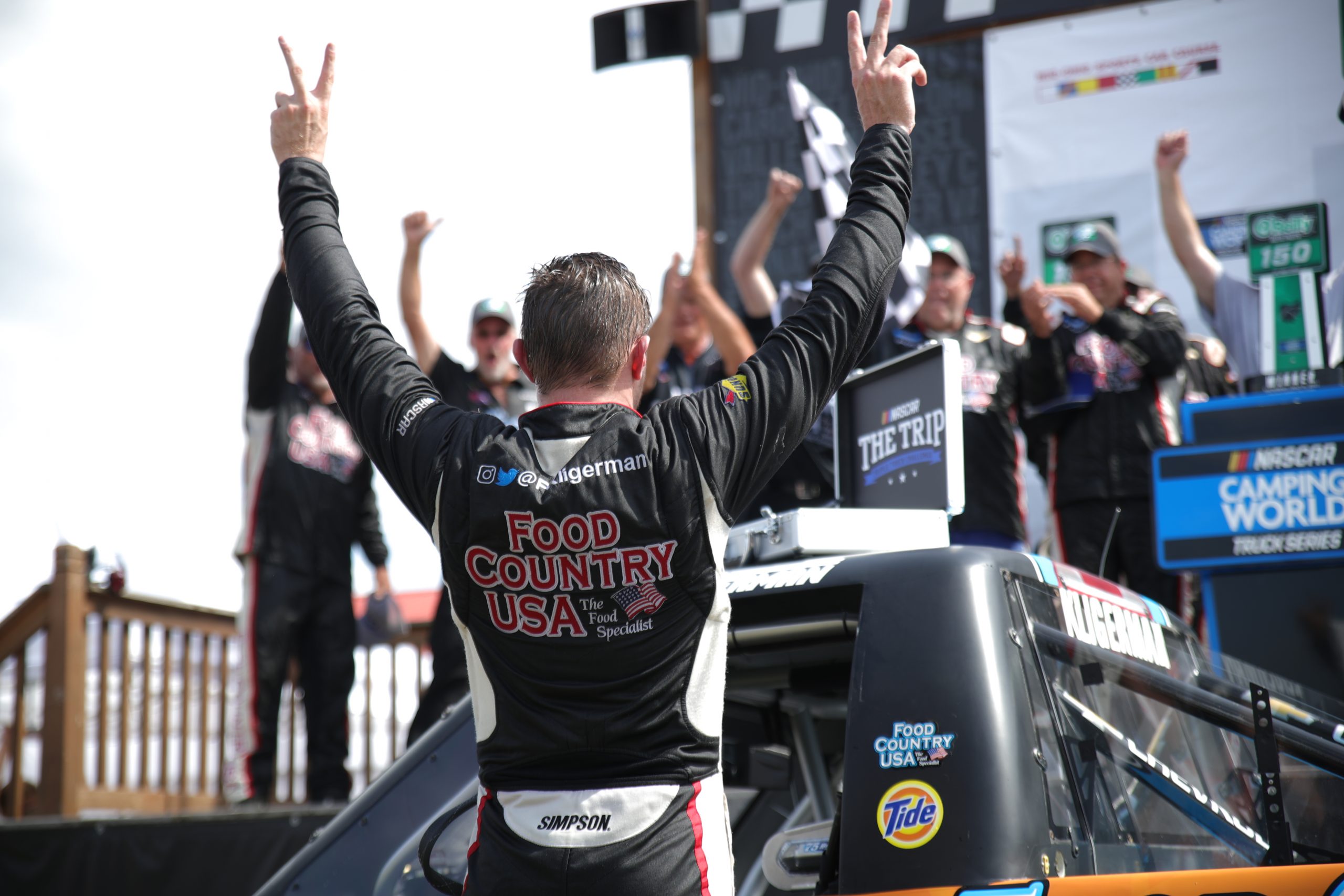 Parker Kligerman rock and rolls his way to Mid-Ohio victory lane. (Photo: Taylor Kitchen | The Podium Finish)
