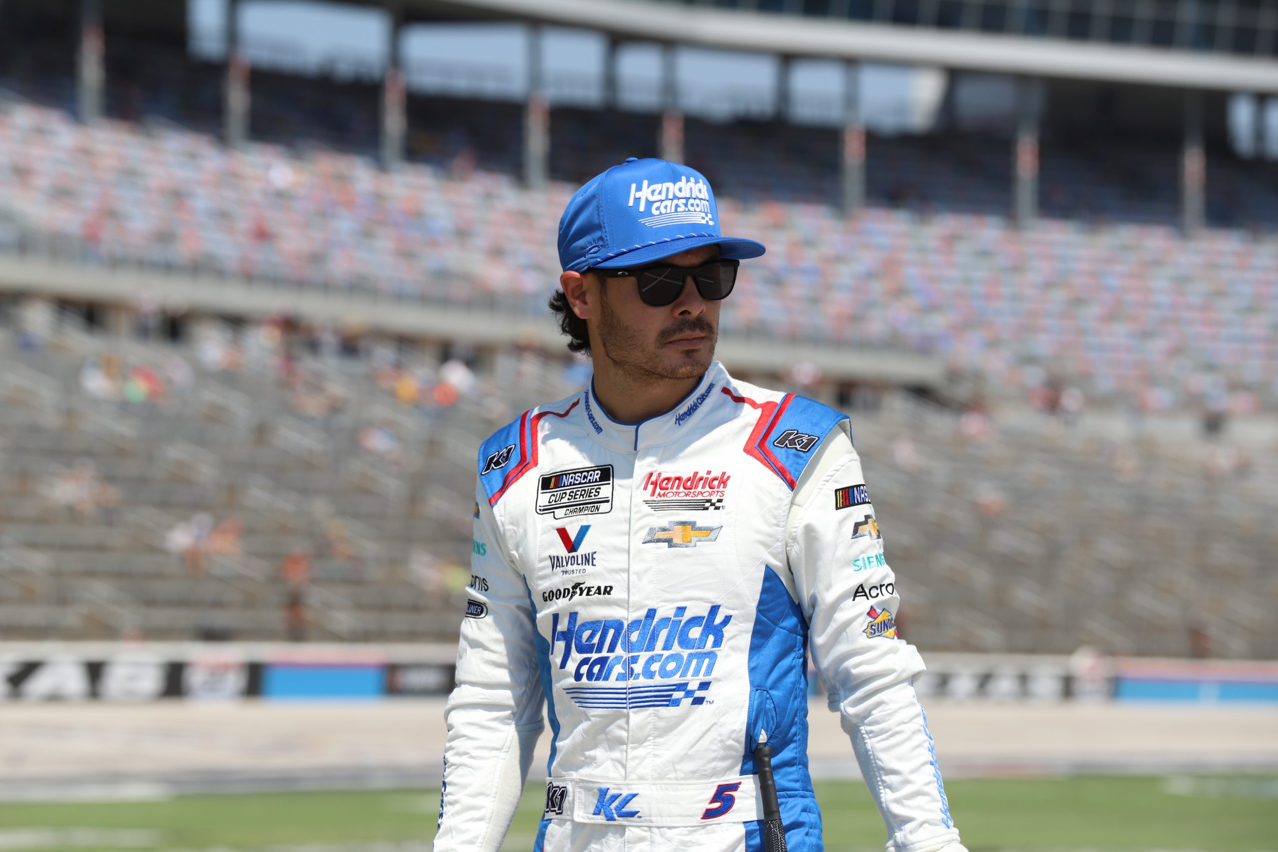 Kyle Larson looks forward to another race day at Texas. (Photo: Dylan Nadwodny | The Podium Finish)