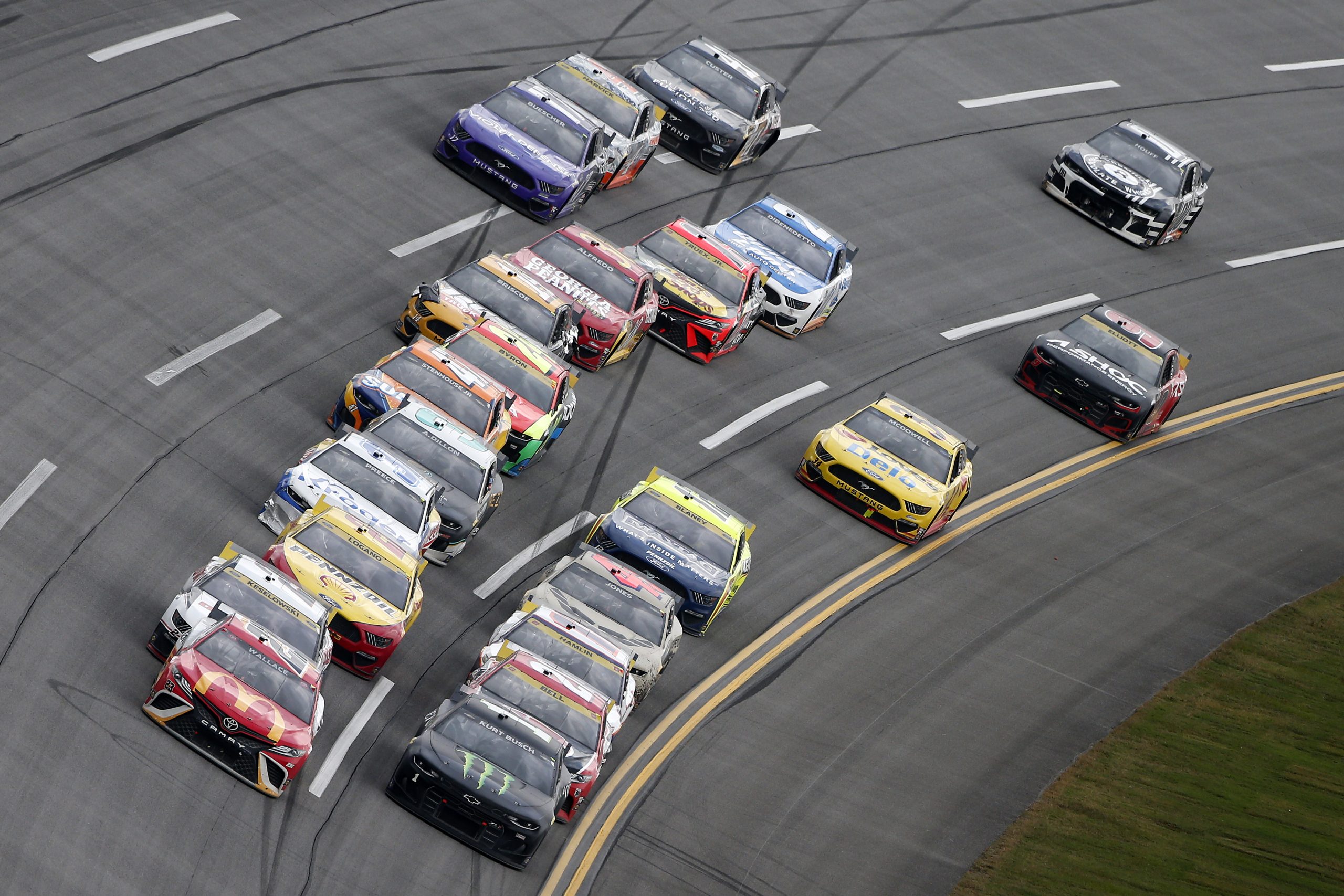 How worthwhile will earning stage points be over a great finish at Talladega? (Photo: Brian Lawdermilk | Getty Images)