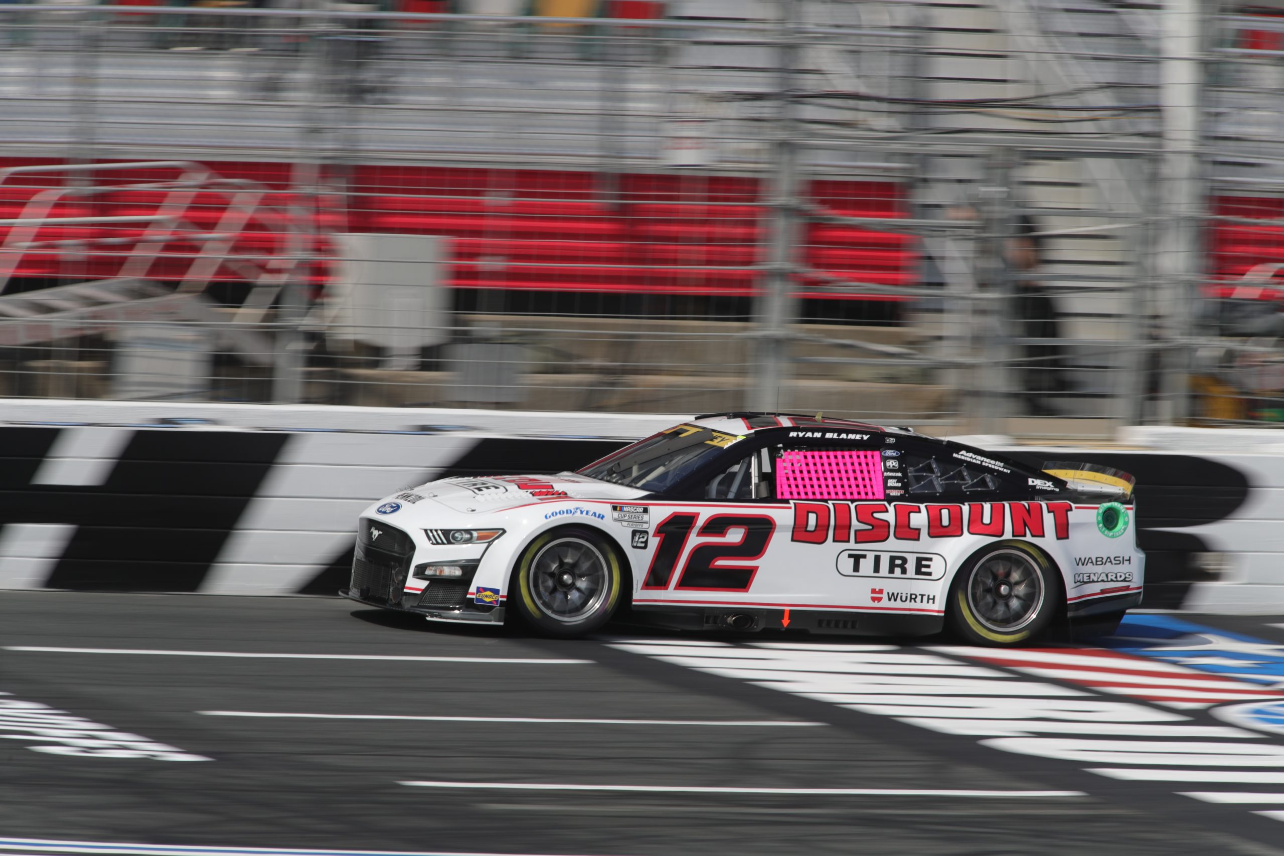 No, that is not Austin Cindric, but Blaney in the familiar Discount Tire colors. (Photo: Stephen Conley | The Podium Finish)