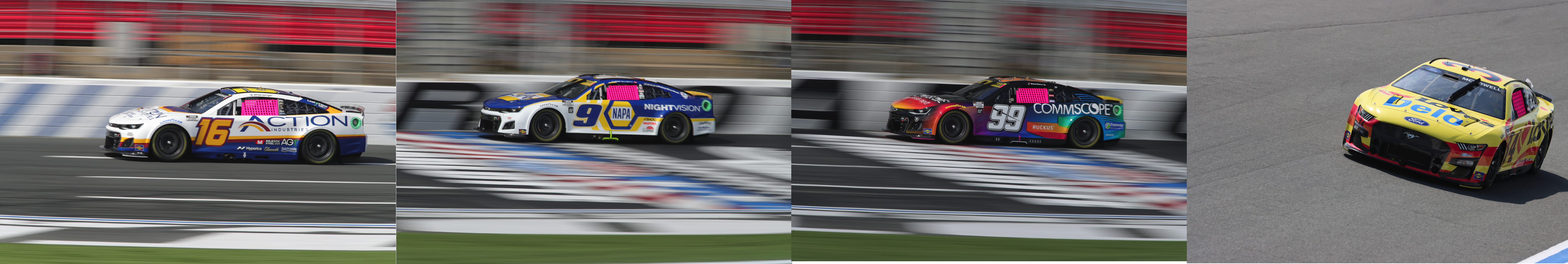 It's a quartet of quality Charlotte ROVAL race picks. (Photo: Stephen Conley and Molly Gastineau | The Podium Finish)