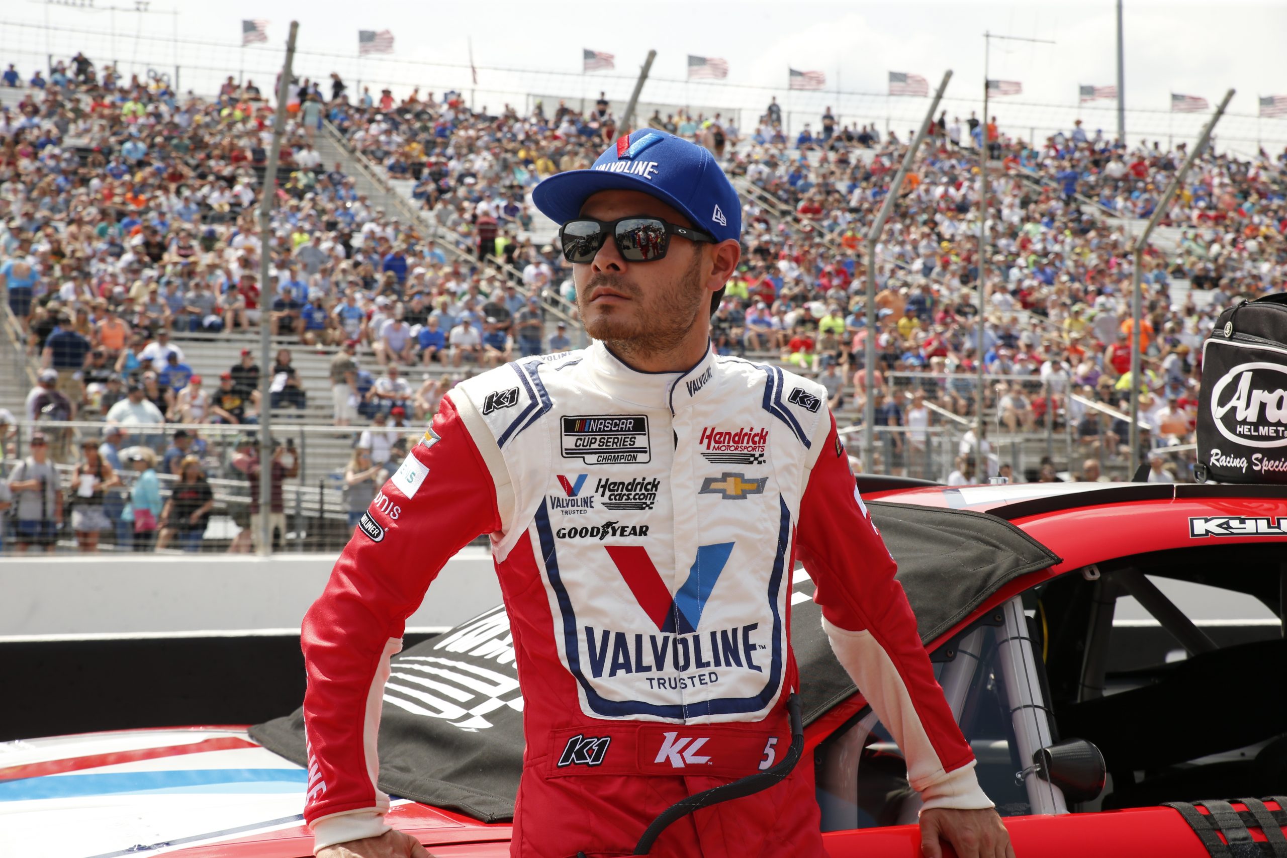Kyle Larson would like to score a victory at Homestead-Miami for his No. 5 Valvoline Chevy team. (Photo: Stephen Conley | The Podium Finish)