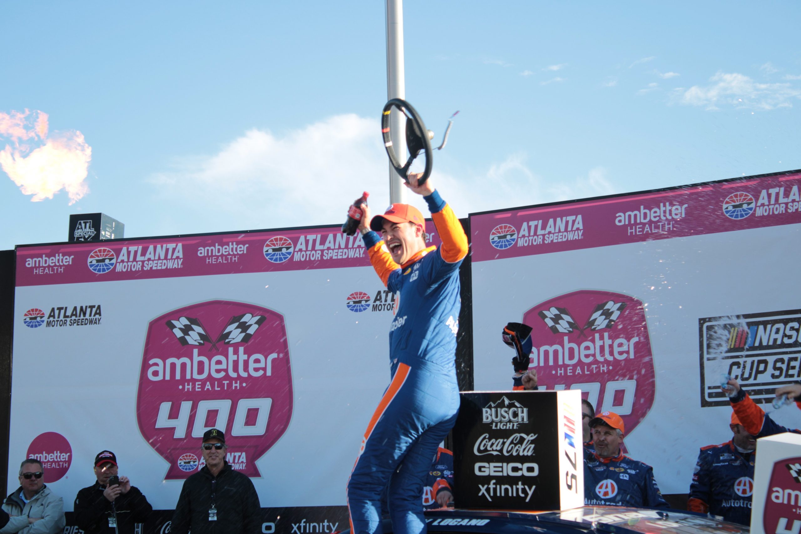 Joey Logano scored a special win on Sunday at Atlanta Motor Speedway (Photo: Trish McCormack | The Podium Finish)