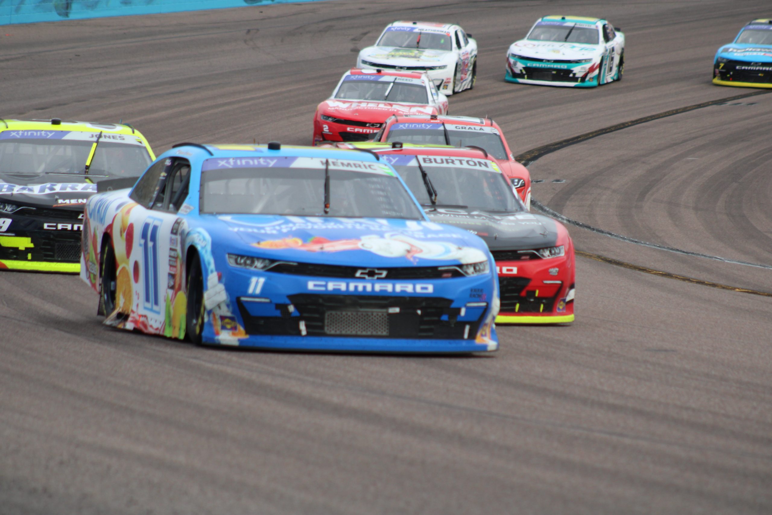 Hemric looked more like his usual frontrunning self at Phoenix. (Photo: Michael Donohue | The Podium Finish)