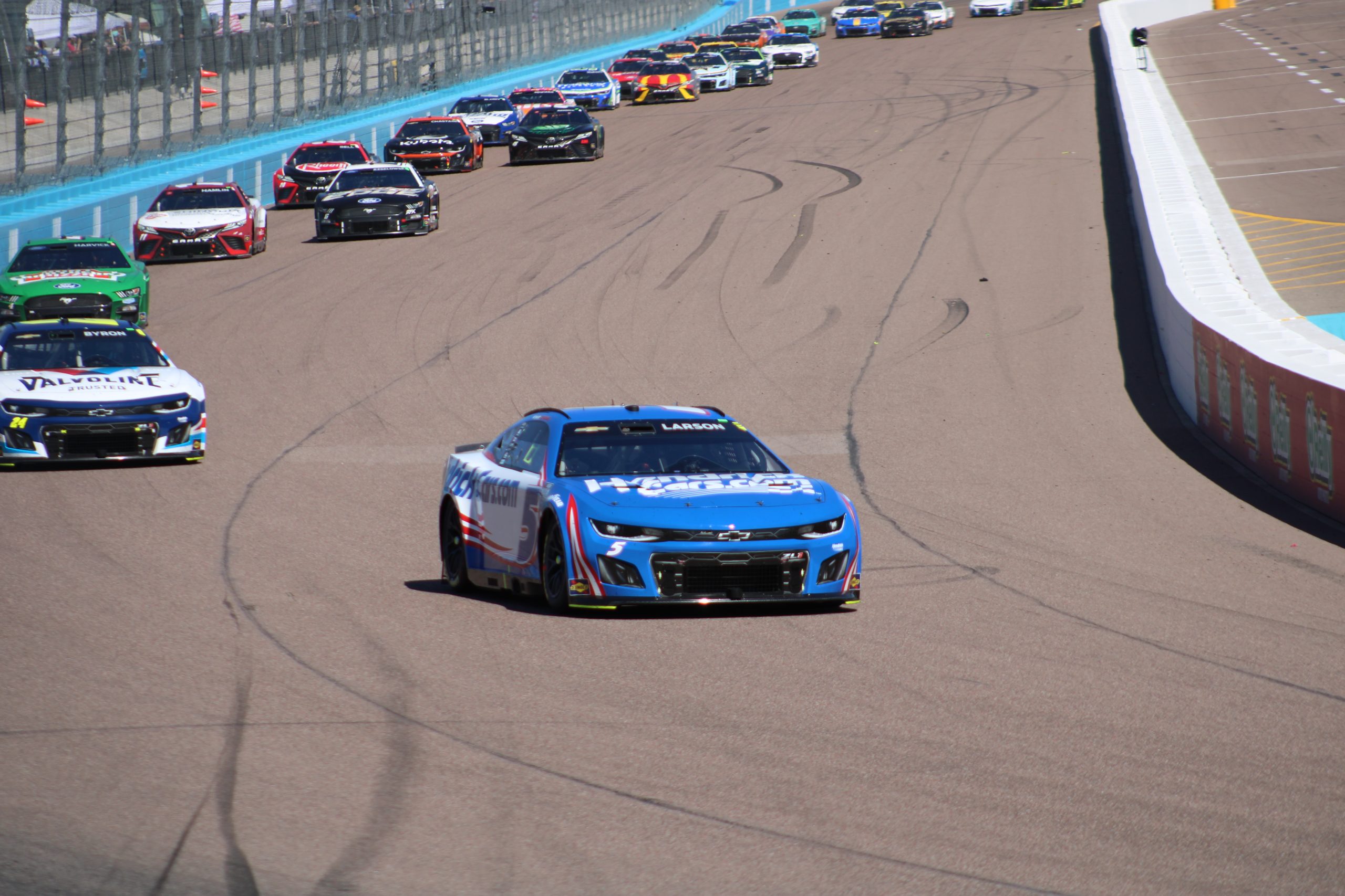 Larson had one of the best cars in Sunday's race at Phoenix. (Photo: Michael Donohue | The Podium Finish)