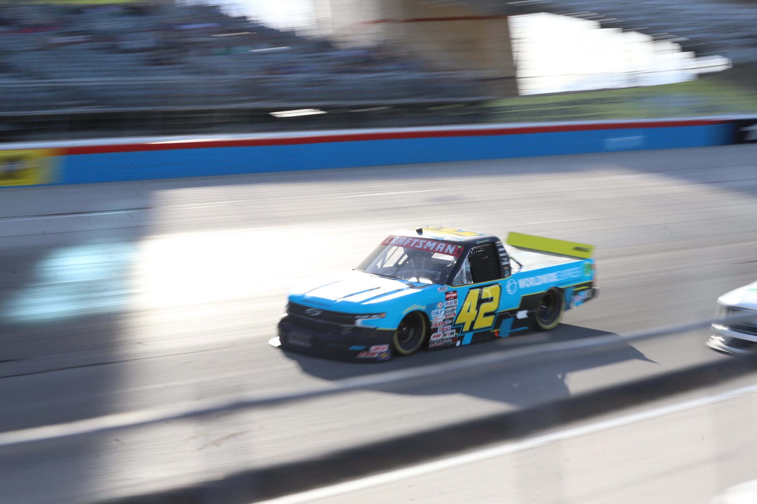 Hocevar can finally stop answering those inundation of questions about his first Truck race win. (Photo: Dylan Nadwodny | The Podium Finish)