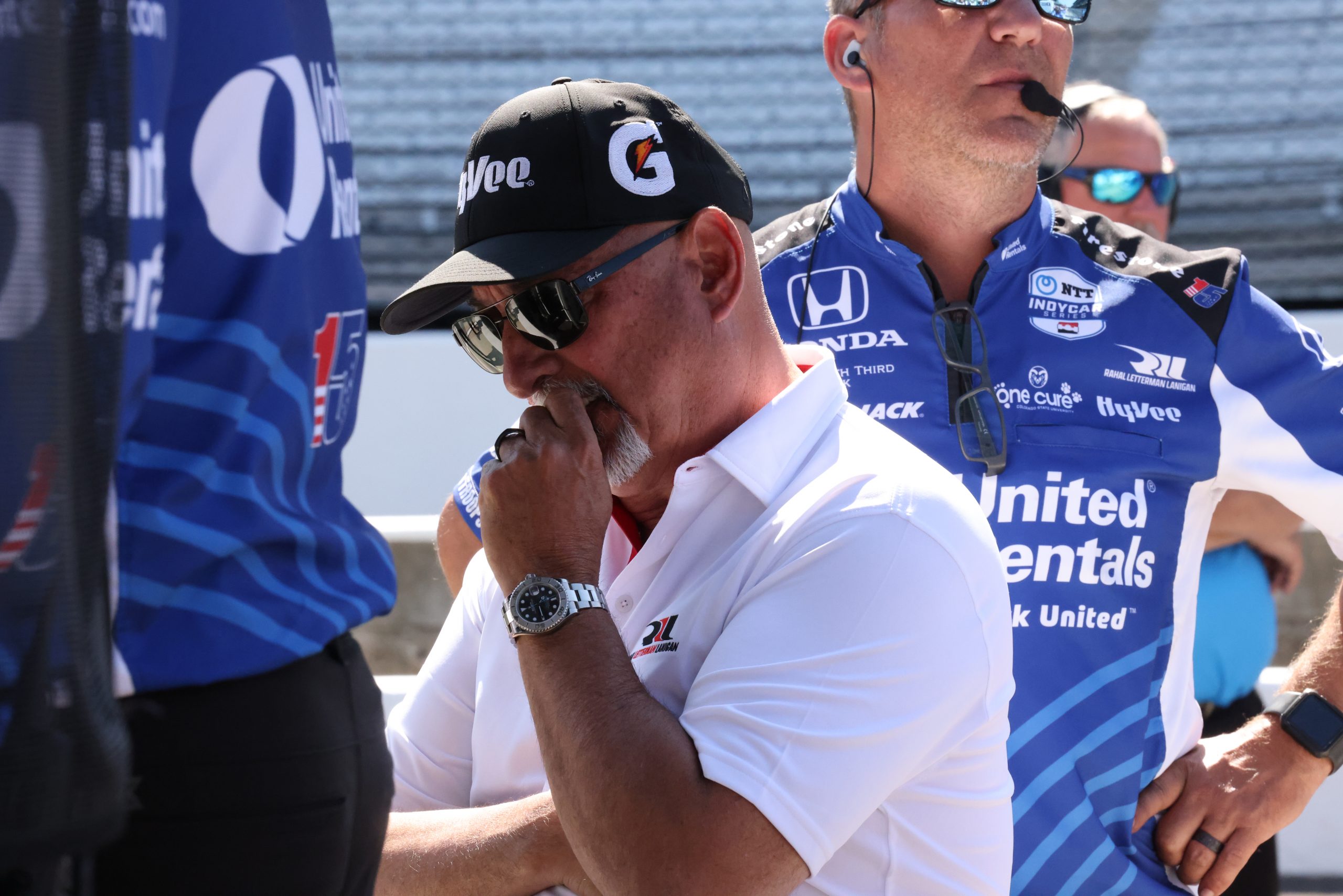Bobby Rahal watches his son miss the Indy 500 30 years after his unfortunate miss. (Photo: Luis Torres | TPF)