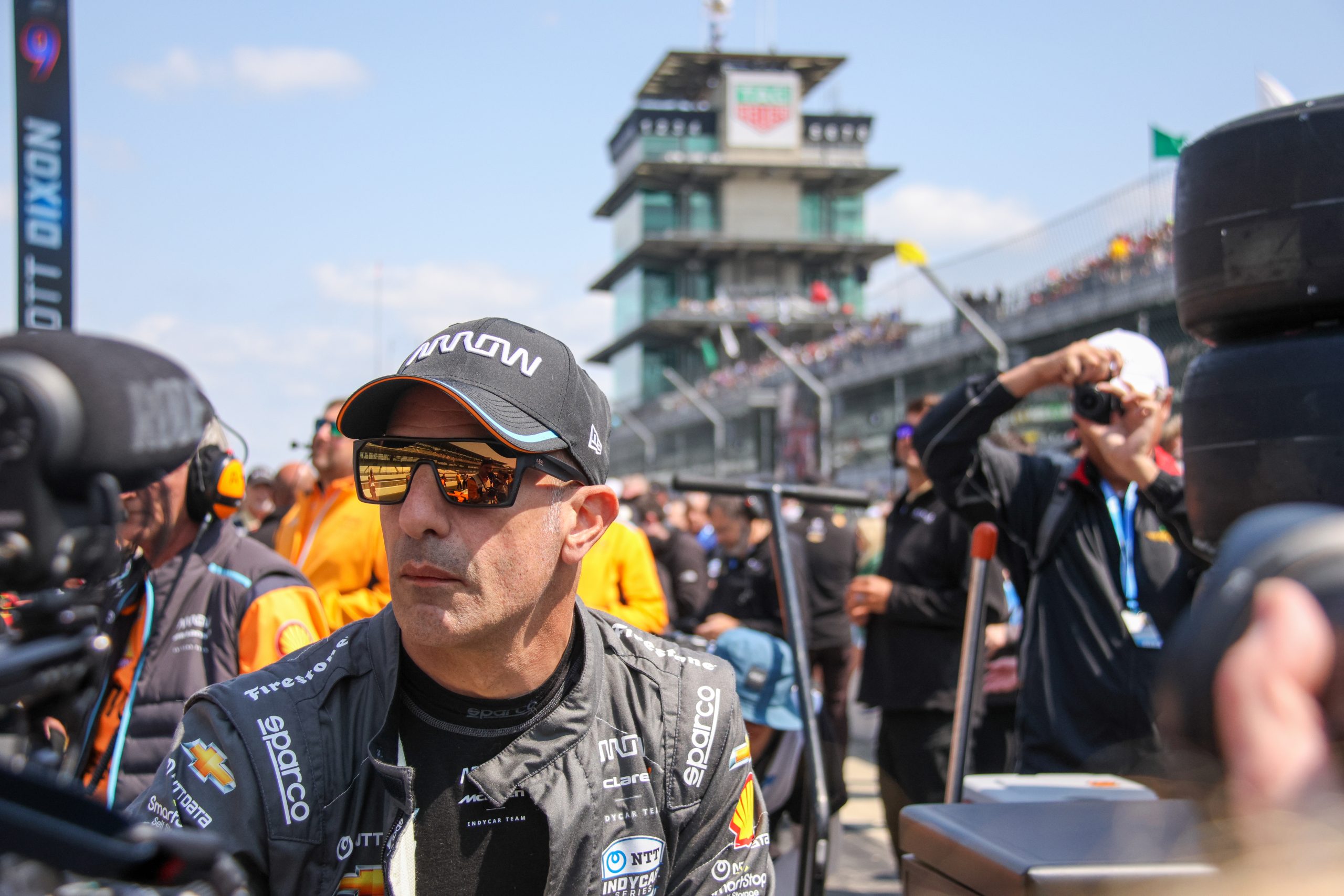 Tony Kanaan takes in one of his final Indianapolis 500 qualifying attempts. (Photo: Wayne Riegle | The Podium Finish)