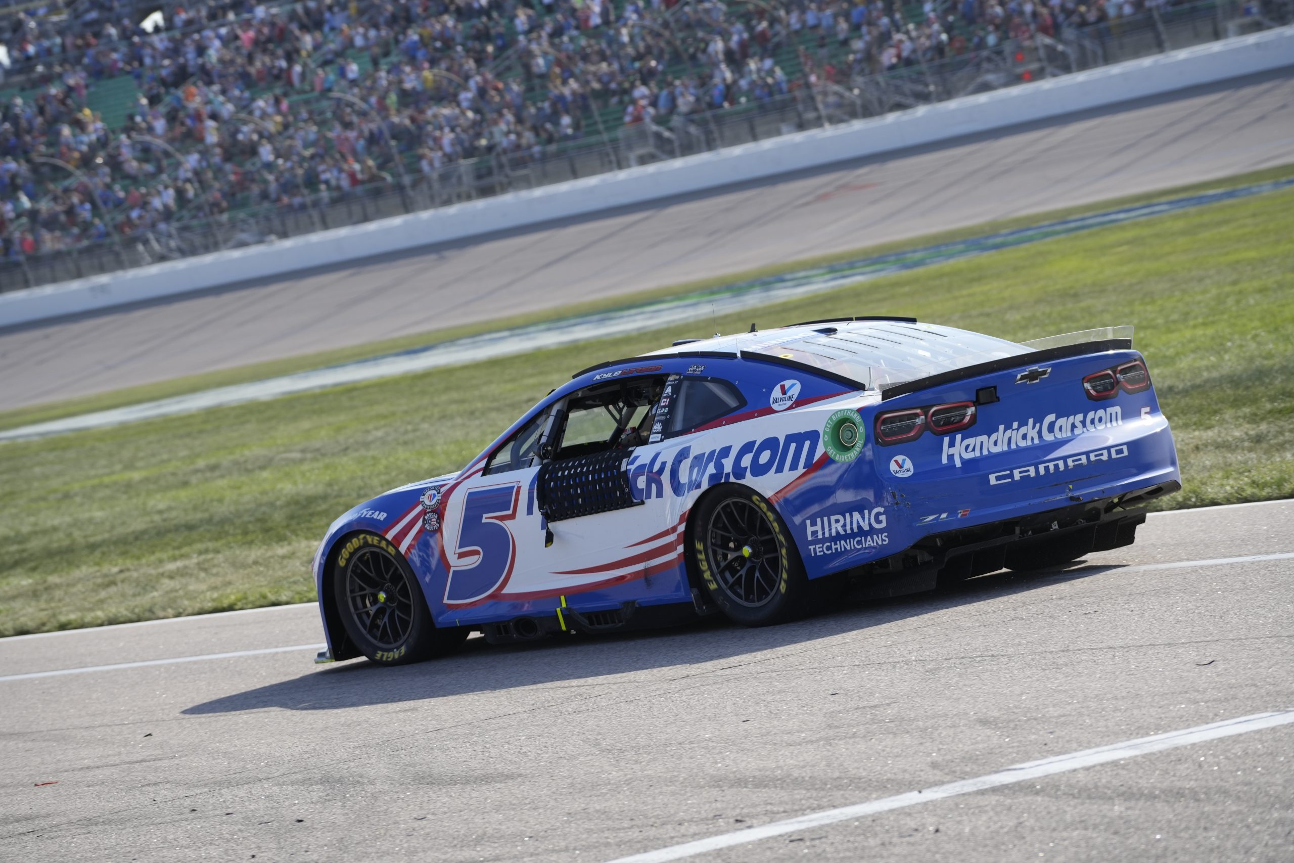 It is another bridesmaid finish for Larson and company at Kansas. (Photo: Christopher Vargas | The Podium Finish)