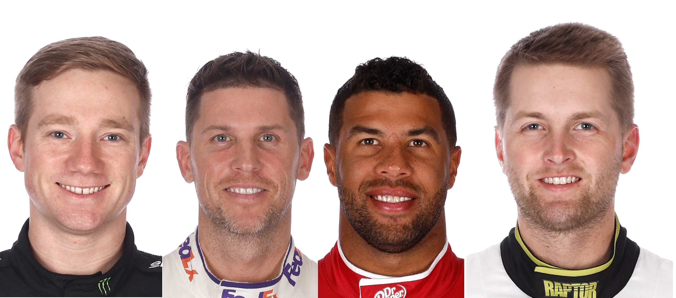 One of these "Fab Four" racers may win Sunday's AdventHealth 400 at Kansas. (Photo: Chris Graythen | Getty Images)