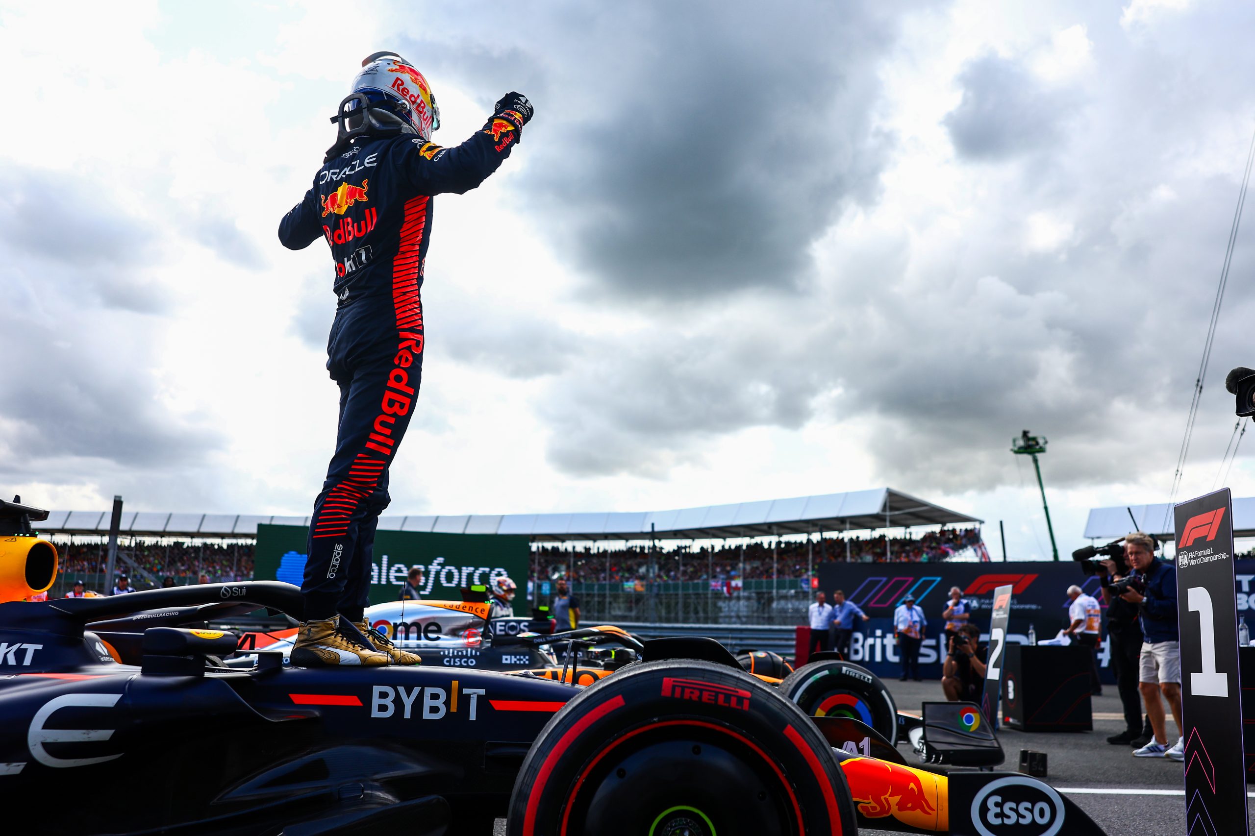 McLaren Shines as Max Verstappen Dominates at British Grand Prix - The  Podium Finish