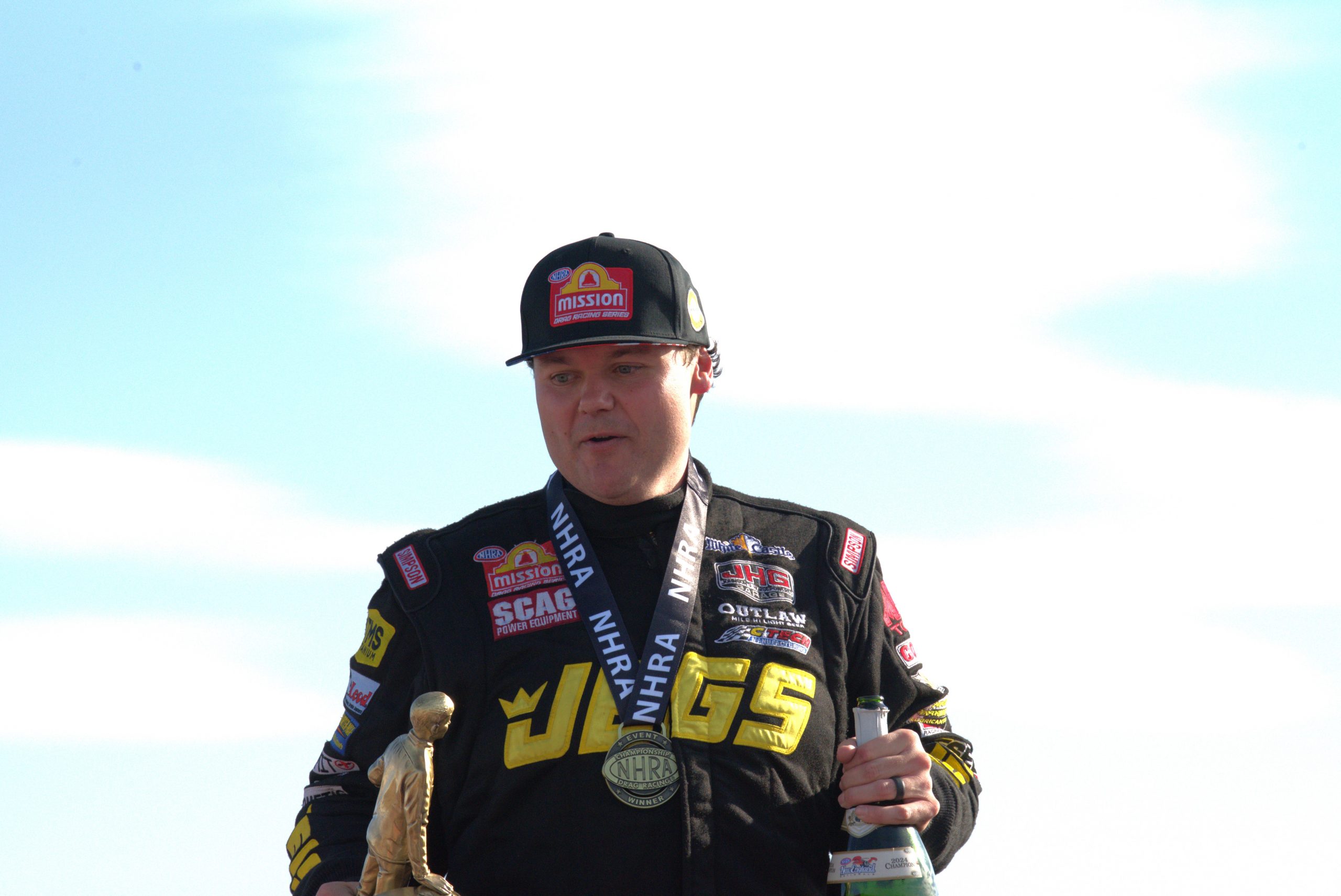 Troy Coughlin Jr. picked up his first Pro Stock win of 2024 at this weekend's NHRA New England Nationals