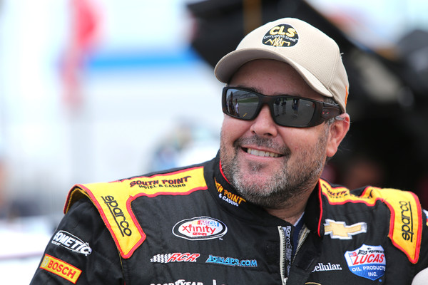 Above all, Brendan Gaughan is all smiles when it comes to his NASCAR career.
