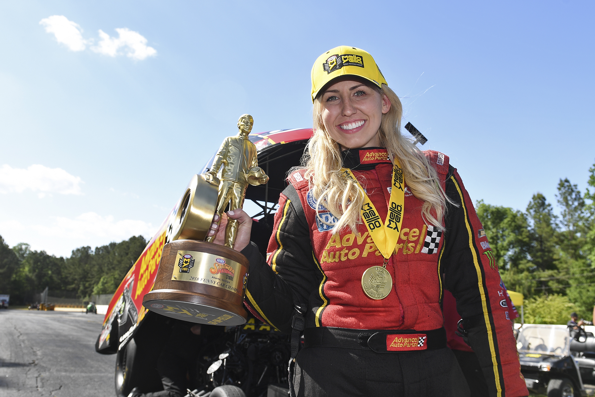 Recently, Force netted her second win of the year at Atlanta Dragway. (Photo Credit: Marc Gewertz/NHRA)