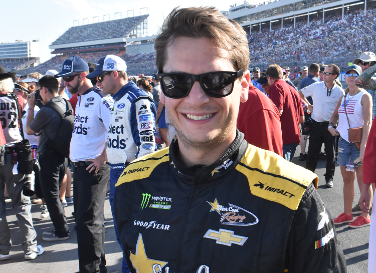 By all means, Landon Cassill and his team are excited about the upcoming races. (Photo Credit: Andrew Fuller/TPF)