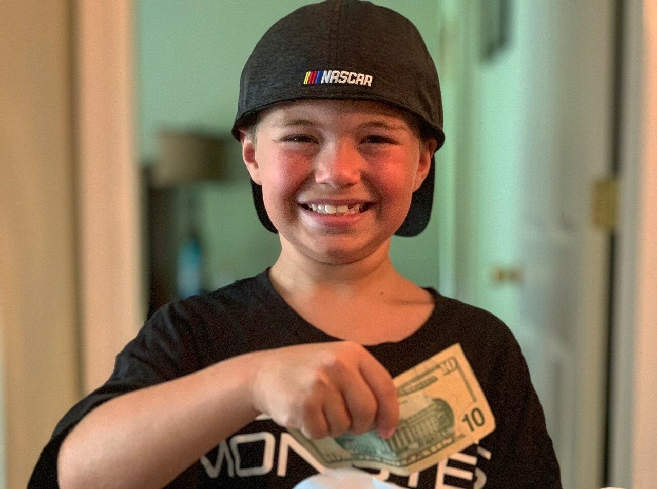 Certainly, little Michael Palmer can't wait to use his 2020 NASCAR Fund. (Photo Credit: Michael Palmer/TPF)