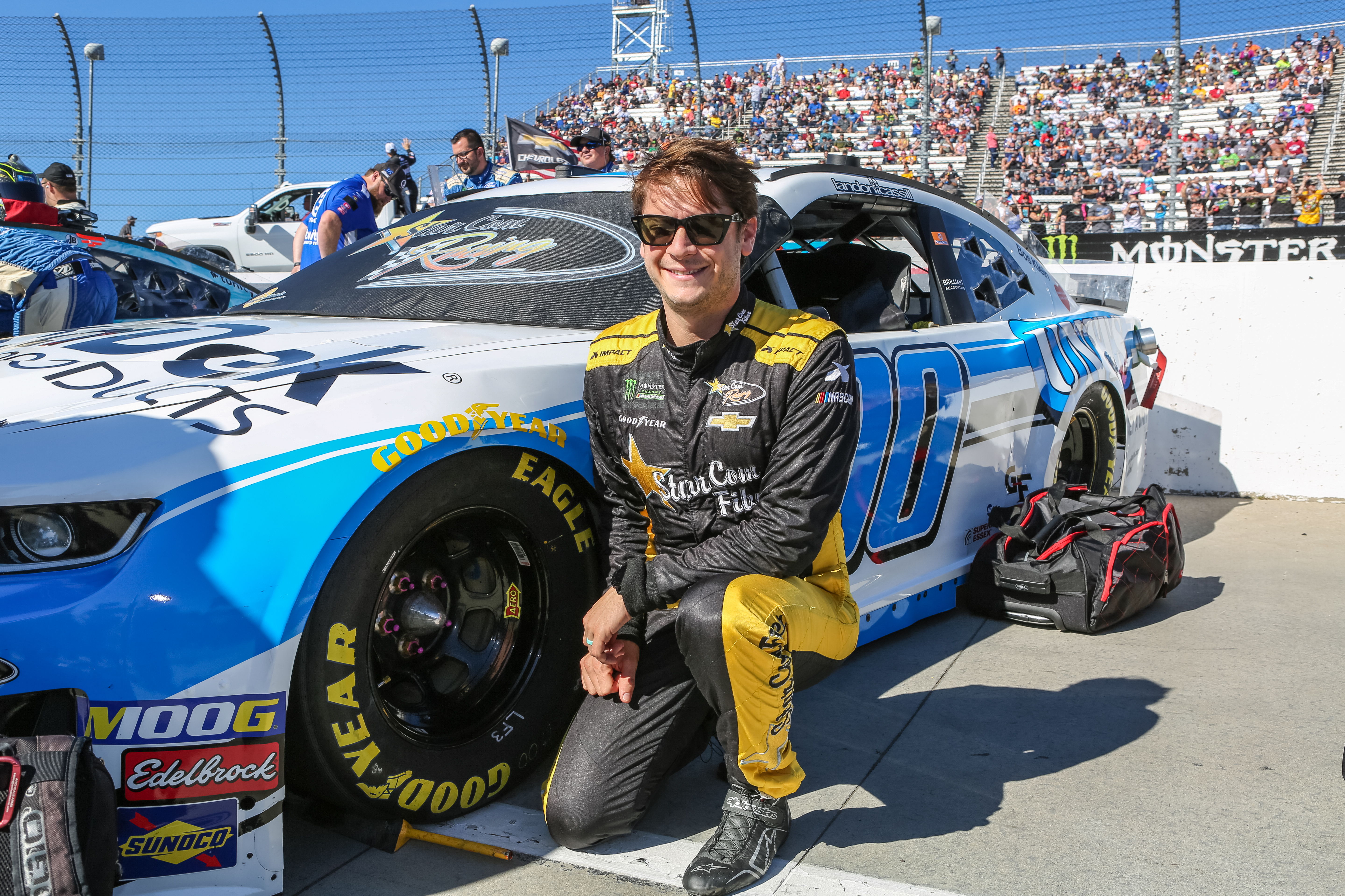 Above all, Landon Cassill looks forward to his future with StarCom Racing. (Photo Credit: Jonathan Huff/TPF)