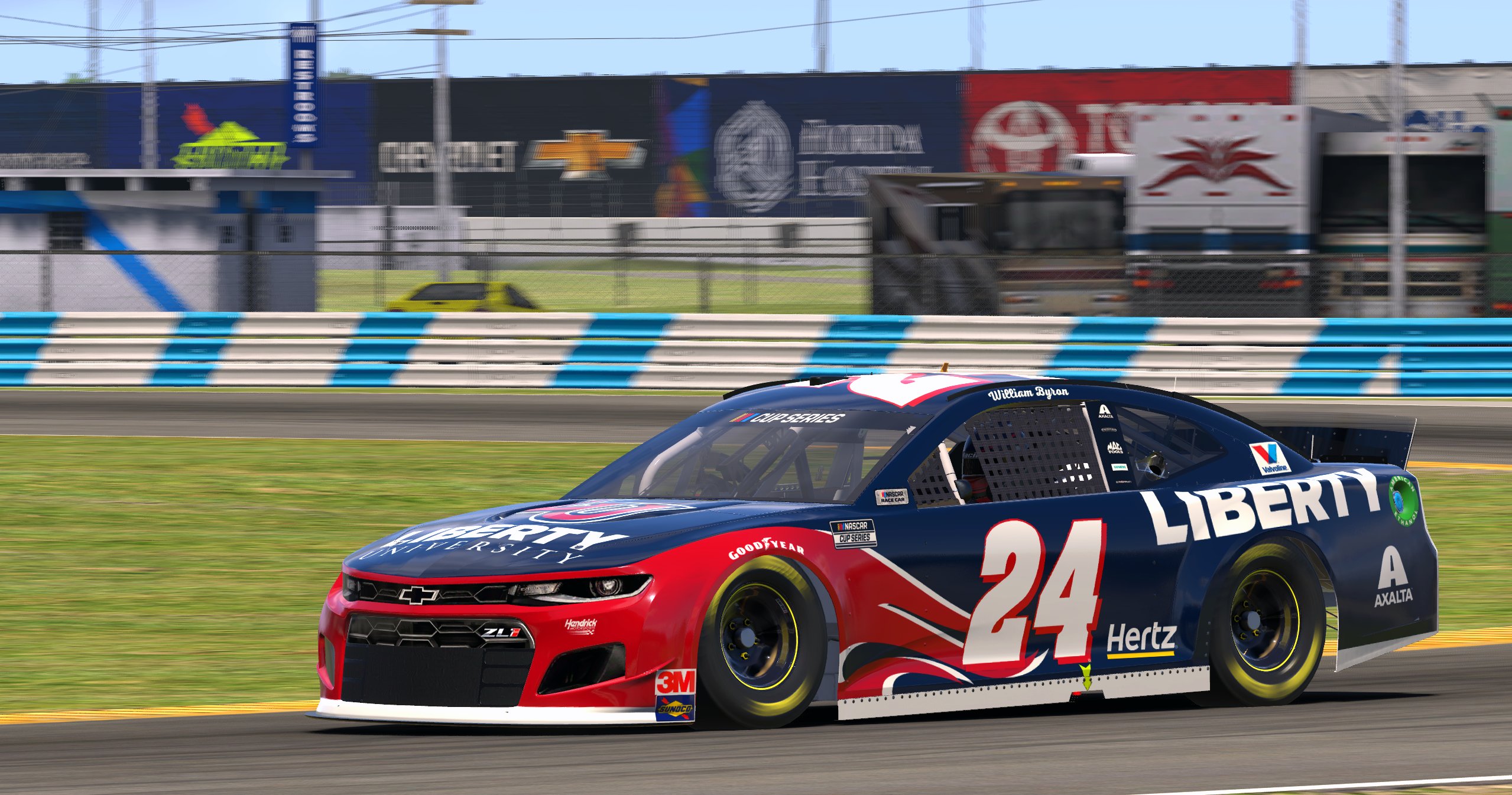 Certainly, William Byron, even in iRacing form, looks forward to today's Go Bowling 235 at Daytona. (Photo Credit: Evan Posocco)