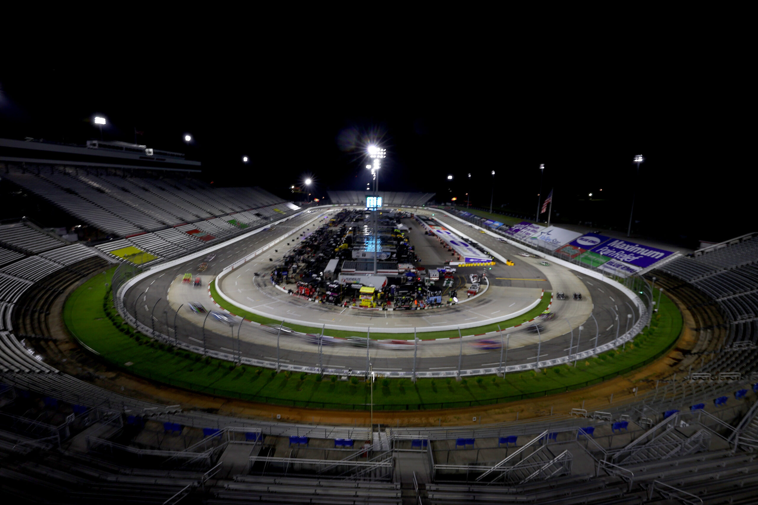 There's nothing more special than a nighttime running of the XFINITY 500 at Martinsville. (Photo Credit: Rob Carr/Getty Images)