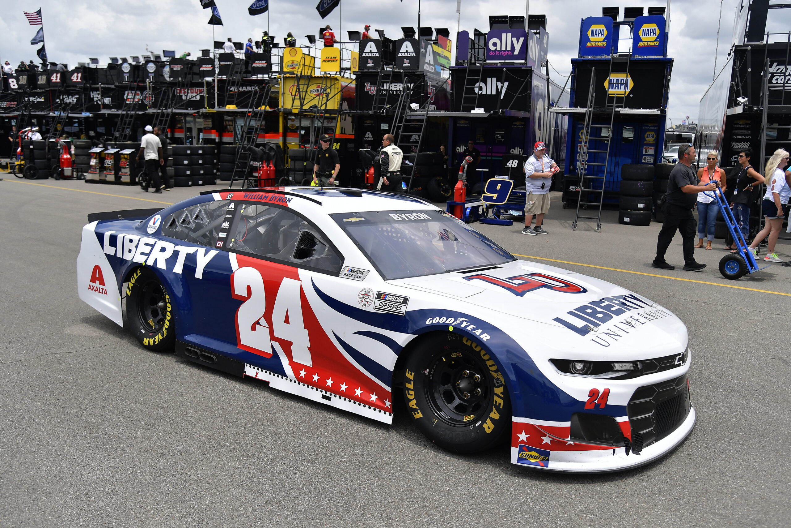 Can William Byron score the inaugural Ally 400 win at Nashville? (Photo: Logan Riely/Getty Images)
