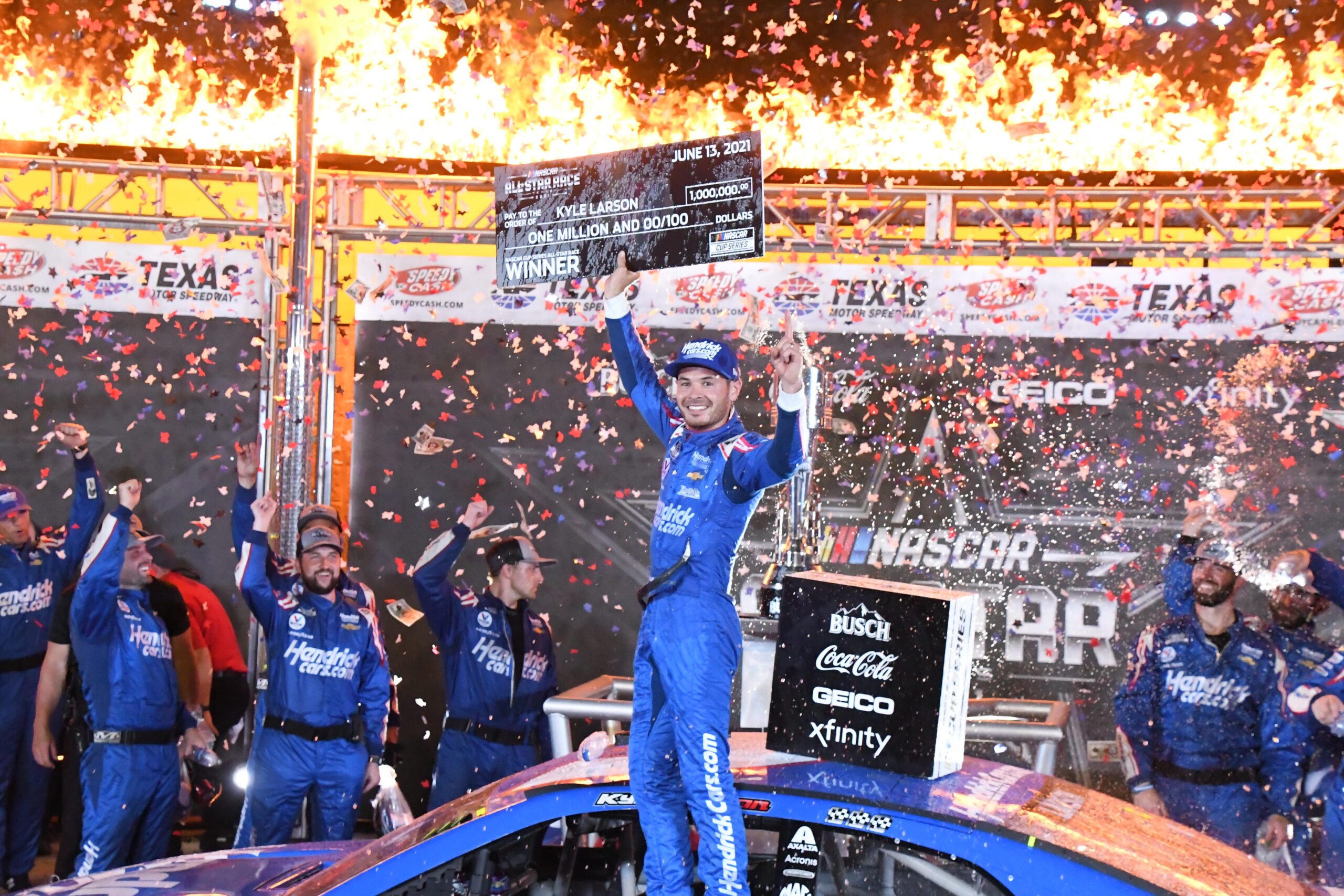 Surely, Kyle Larson keeps focused in the midst of his incredible season. (Photo: Sean Folsom/The Podium Finish)