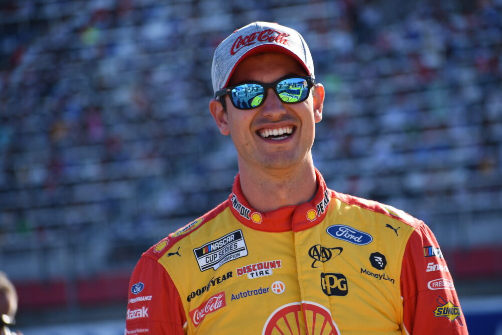 Another NASCAR Playoffs appearance makes Joey Logano smile. (Photo: Michael Guariglia | The Podium Finish)