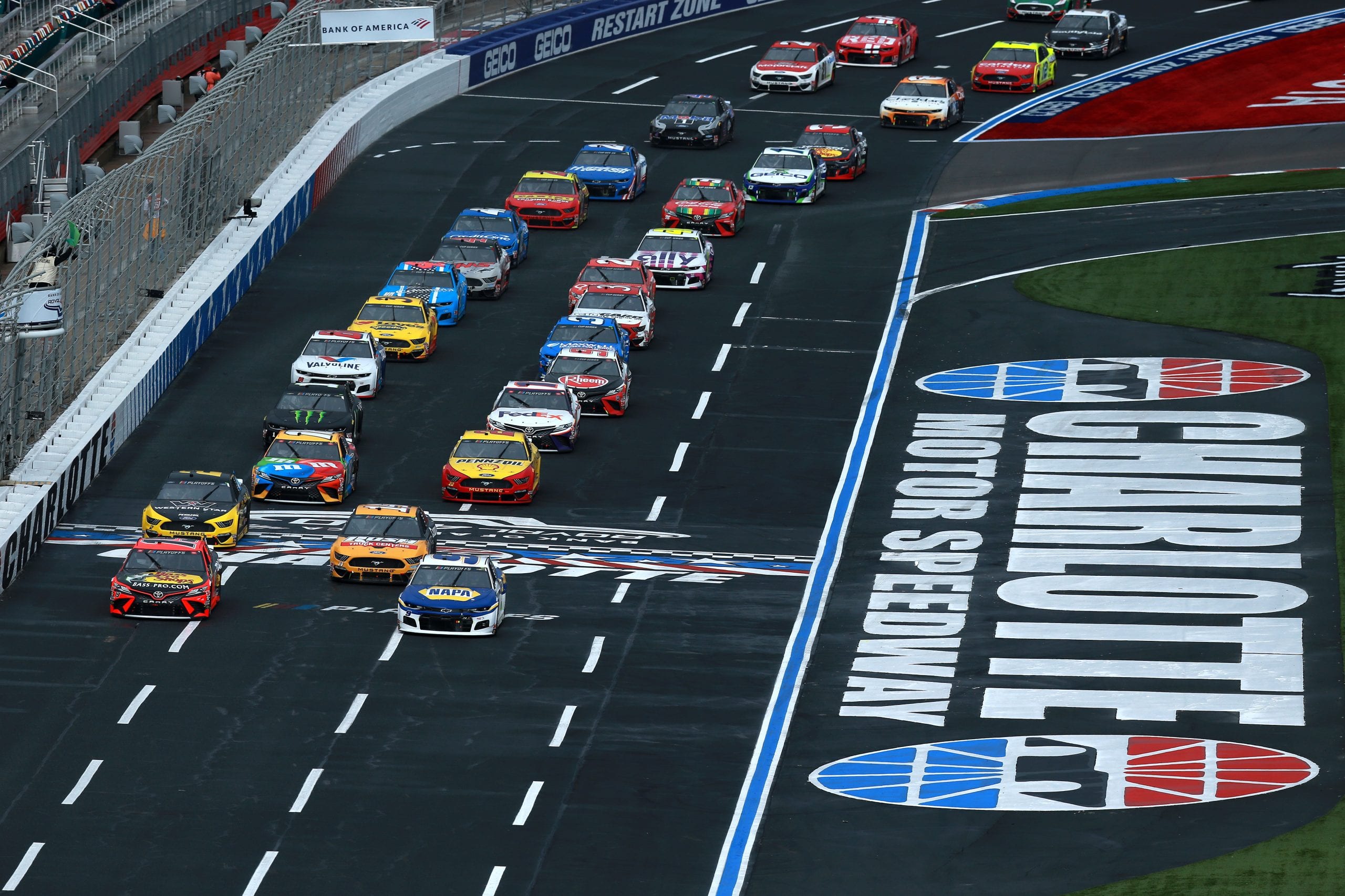 Might we see some interesting happenings in Sunday's Bank of America ROVAL 400 at Charlotte? (Photo: Sean Gardner | Getty Images)