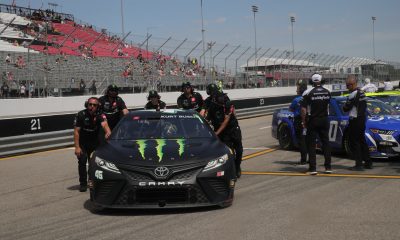 Kurt Busch and his No. 45 Monster Energy Toyota team prepare for Sunday's battle at Gateway. (Photo: Stephen Conley | The Podium Finish)