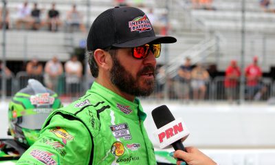Martin Truex Jr. is not singing but he's stoked about his latest feat at New Hampshire. (Photo: Josh Jones | The Podium Finish)