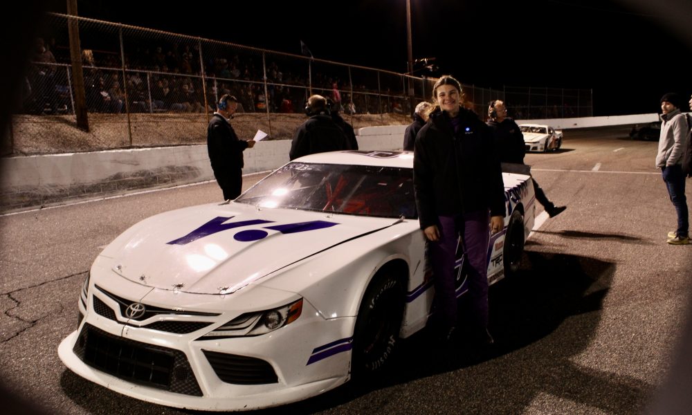 Isabella Robusto capped off a sparkling season in late models with a podium finish at Florence Motor Speedway. (Photo: Trish McCormack | The Podium Finish)
