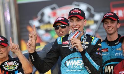 Carson Hocevar finally scores his first career NASCAR Craftsman Truck Series win in a crash marred SpeedyCash.com 250 at Texas Motor Speedway. (Photo: Dylan Nadwodny | The Podium Finish)