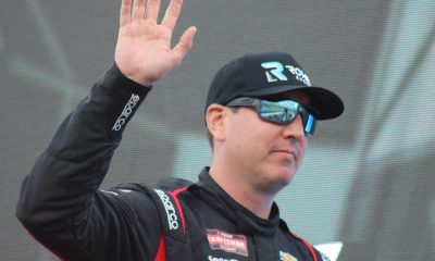 Kyle Busch said to wave your hands in the air like there are no repercussions. (Photo: Trish McCormack | The Podium Finish)