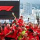 Charles Leclerc (16) lifted up by his Scuderia Ferrari team after winning the 2024 Formula 1 Monaco Grand Prix (Source: Scuderia Ferrari)