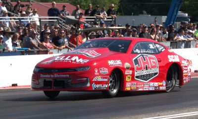 Erica Enders knocked out a 6.488 second run to take the No. 1 spot in Pro Stock qualifying.
