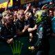 Lewis Hamilton celebrates with his Mercedes team after winning the 2024 Formula 1 Belgium Grand Prix at the Le Circuit de Spa-Francorchamps (Source: Mercedes AMG)